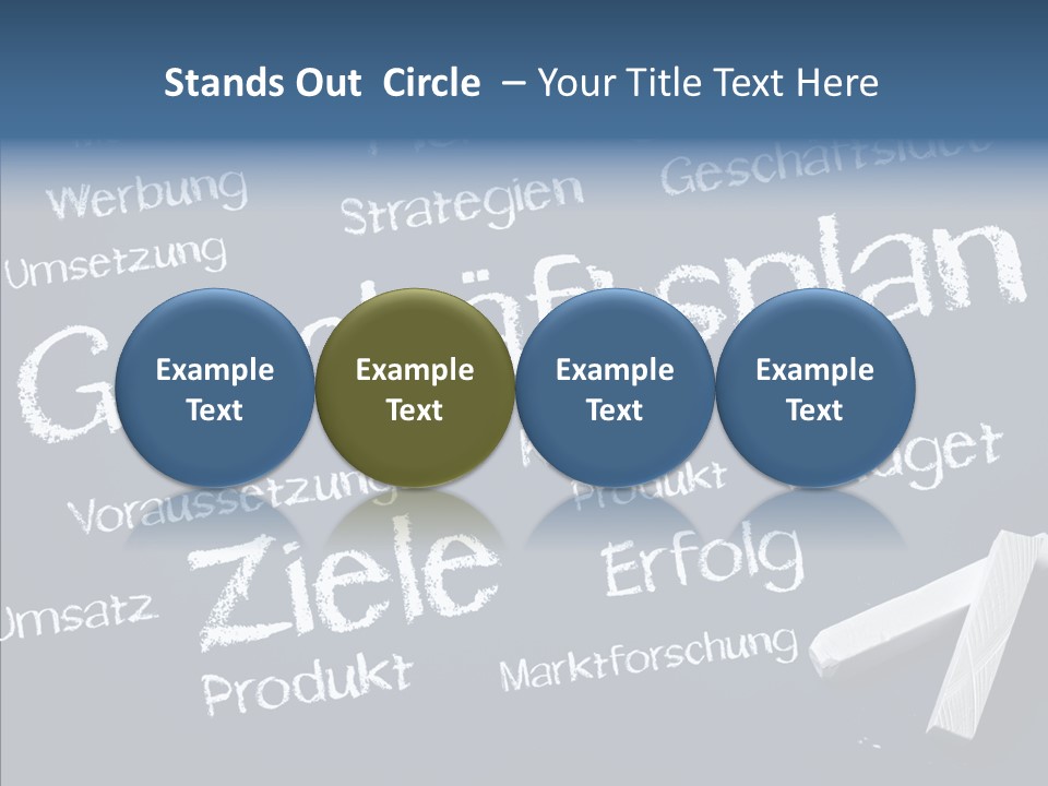 Firma Strategie Erfolg PowerPoint Template