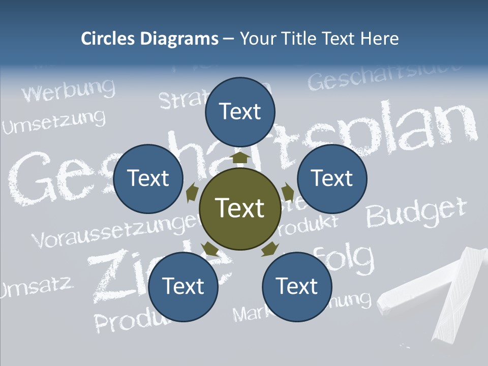 Firma Strategie Erfolg PowerPoint Template