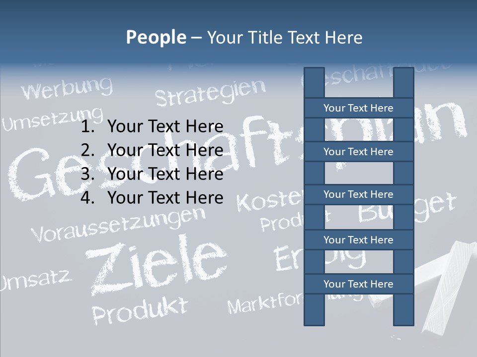 Firma Strategie Erfolg PowerPoint Template