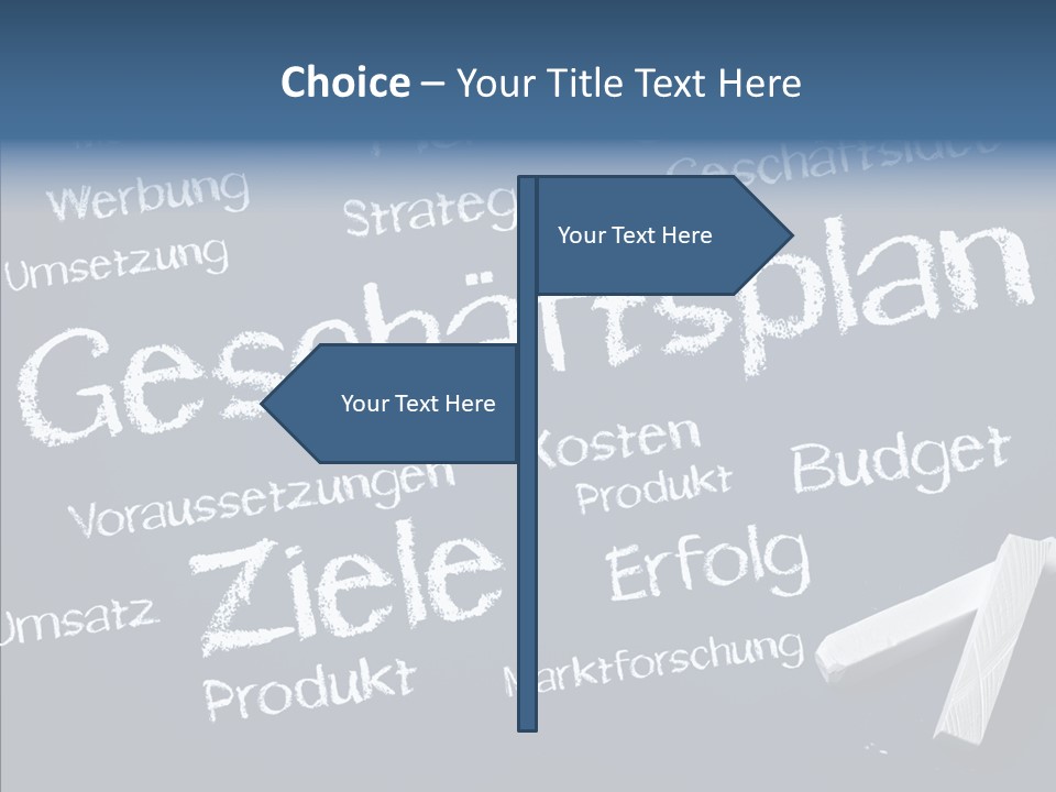 Firma Strategie Erfolg PowerPoint Template