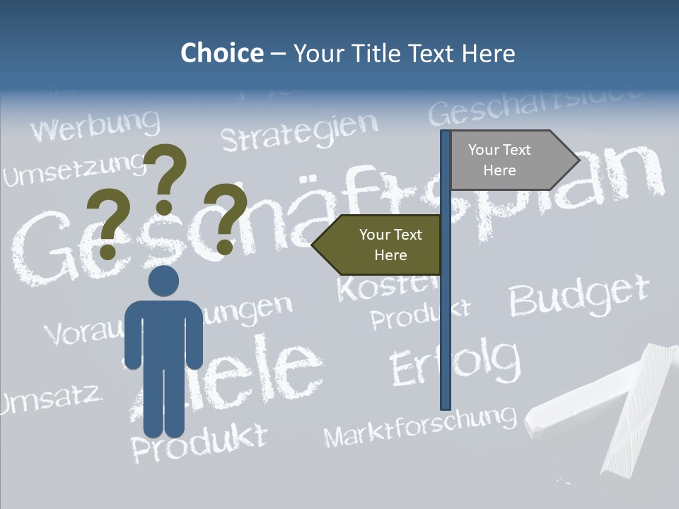 Firma Strategie Erfolg PowerPoint Template
