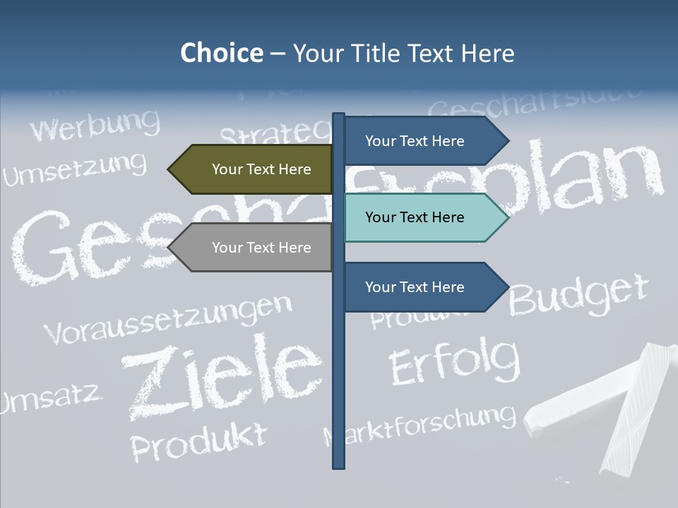 Firma Strategie Erfolg PowerPoint Template