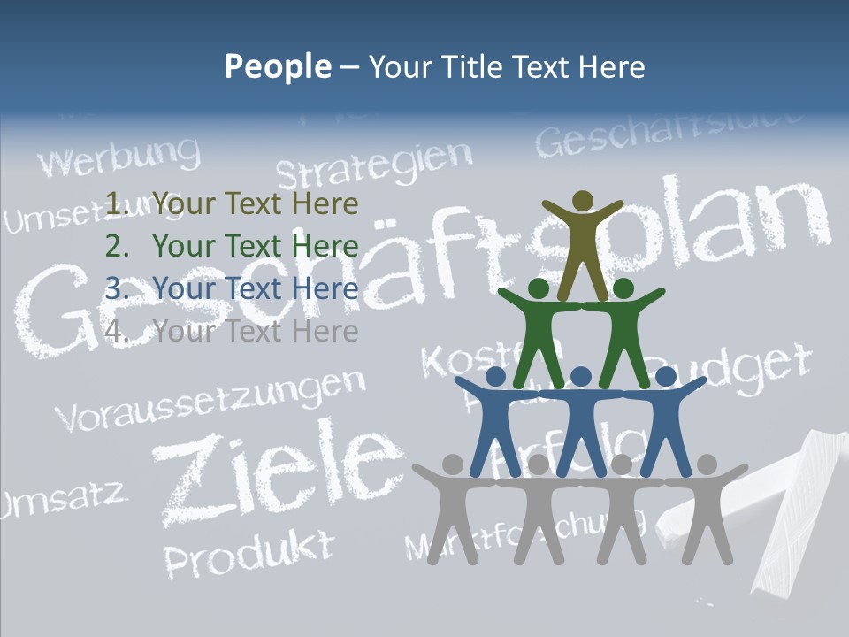 Firma Strategie Erfolg PowerPoint Template