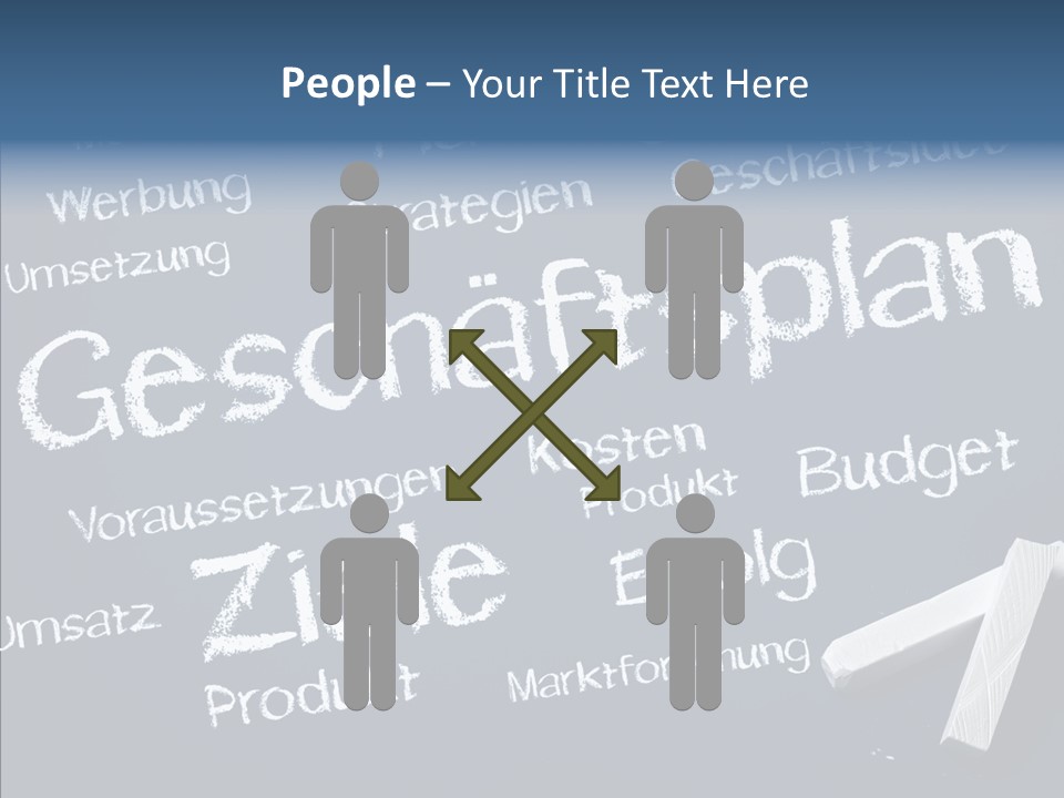 Firma Strategie Erfolg PowerPoint Template