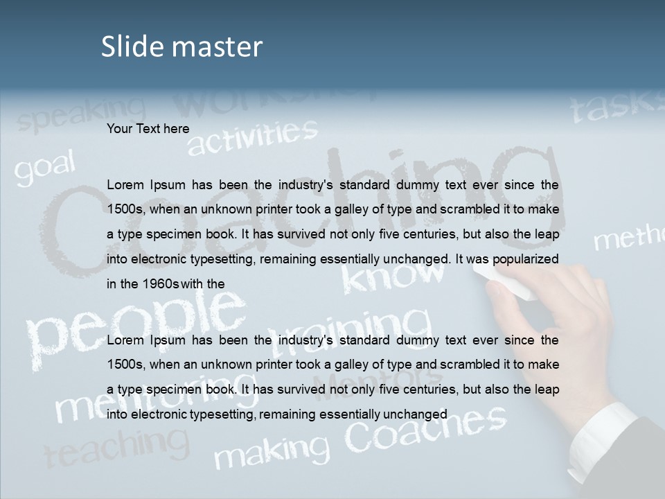 Cloud Training Definition PowerPoint Template