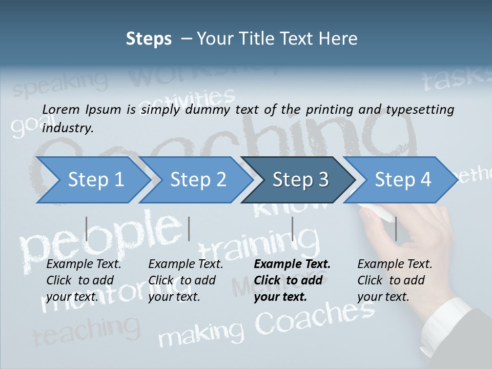 Cloud Training Definition PowerPoint Template