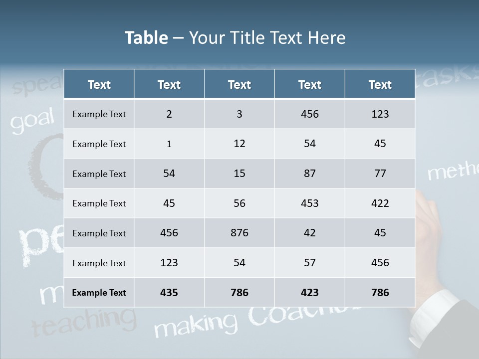 Cloud Training Definition PowerPoint Template