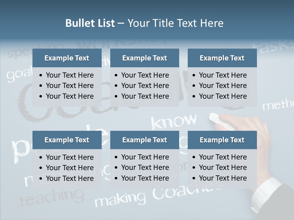Cloud Training Definition PowerPoint Template