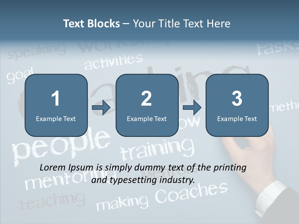 Cloud Training Definition PowerPoint Template