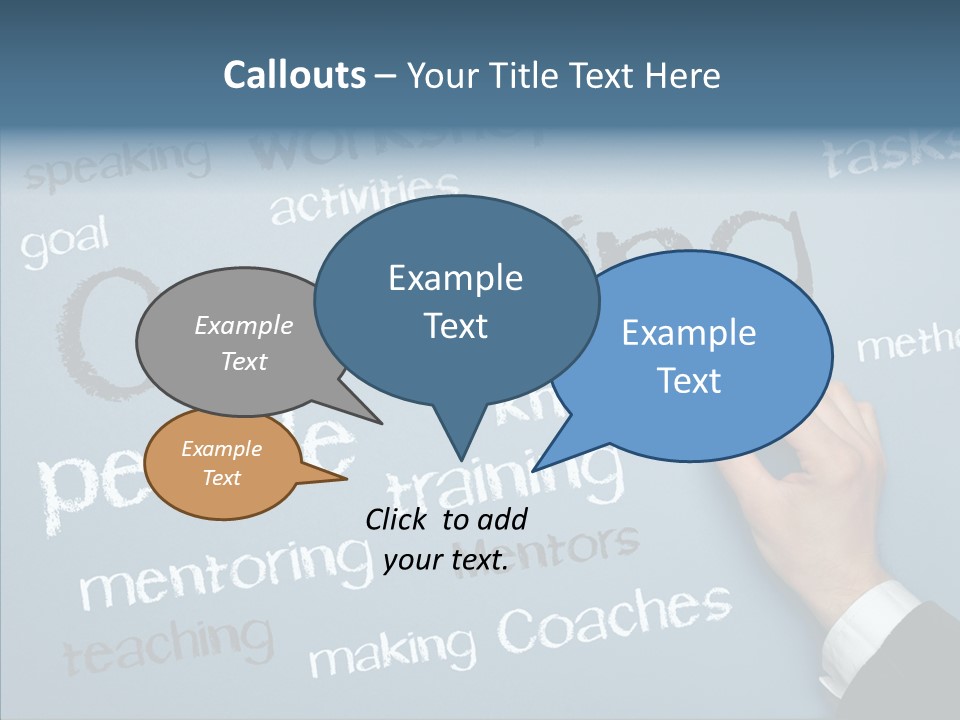 Cloud Training Definition PowerPoint Template