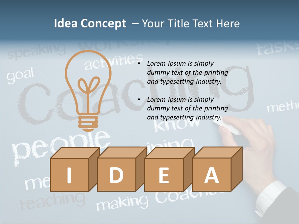 Cloud Training Definition PowerPoint Template