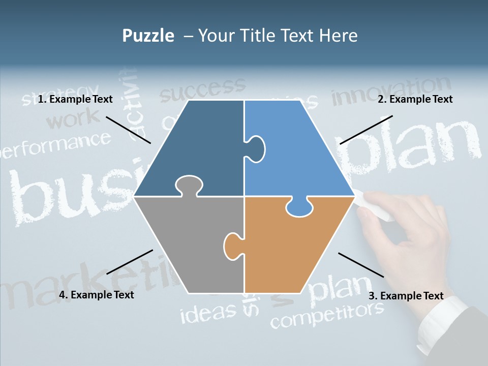 Ideas Motivation Plan PowerPoint Template