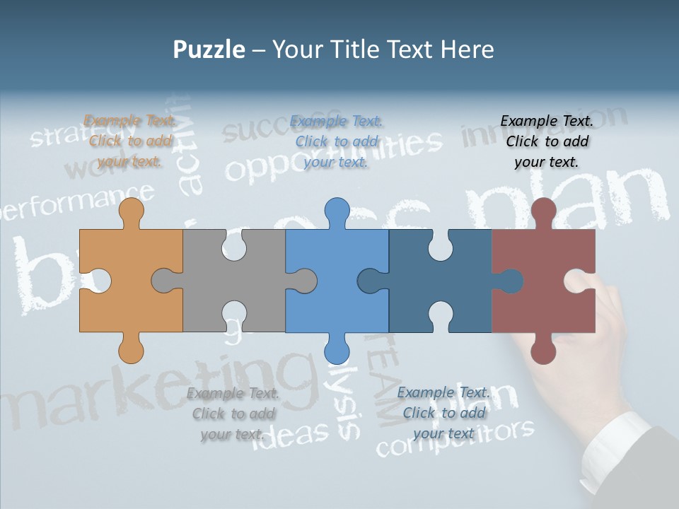 Ideas Motivation Plan PowerPoint Template