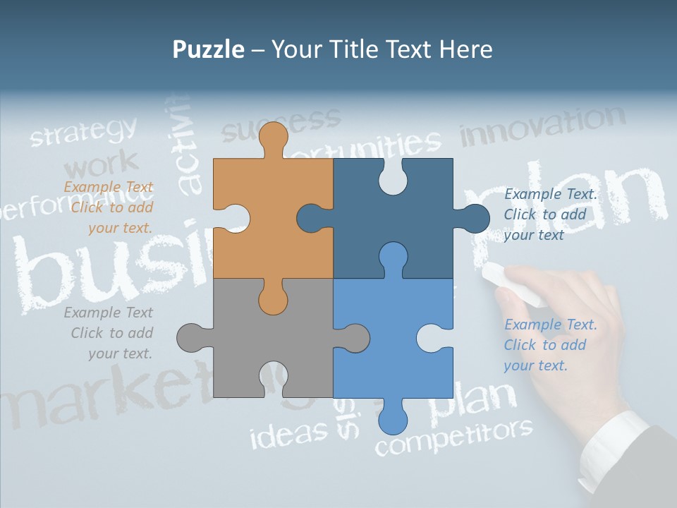 Ideas Motivation Plan PowerPoint Template