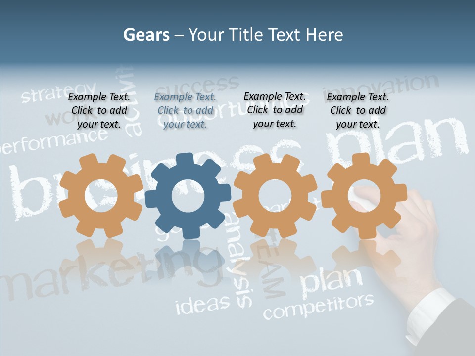 Ideas Motivation Plan PowerPoint Template