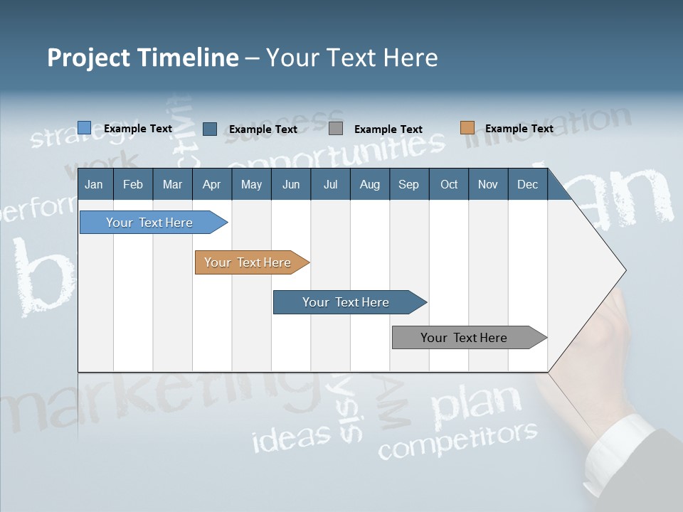 Ideas Motivation Plan PowerPoint Template