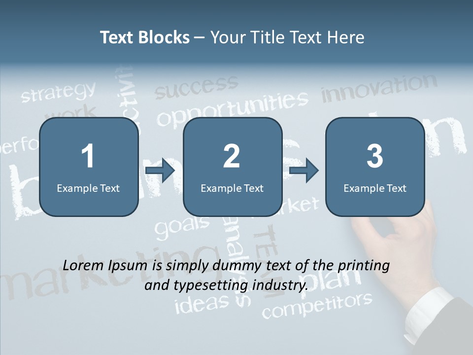 Ideas Motivation Plan PowerPoint Template