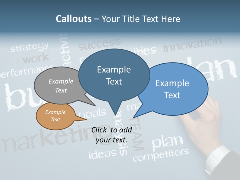 Ideas Motivation Plan PowerPoint Template