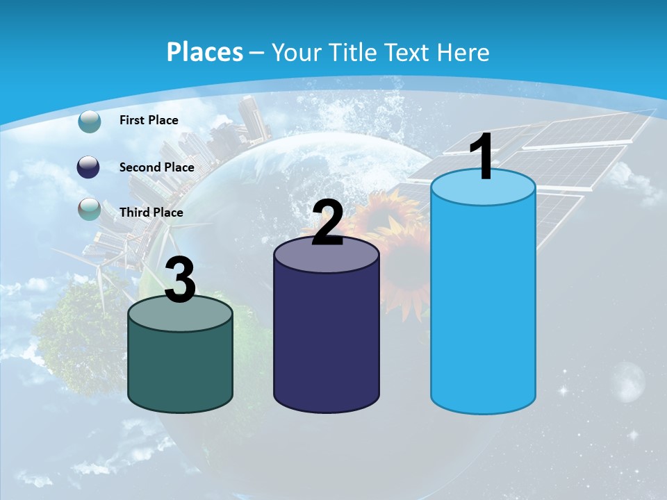 Albero Isolato Ambiente PowerPoint Template