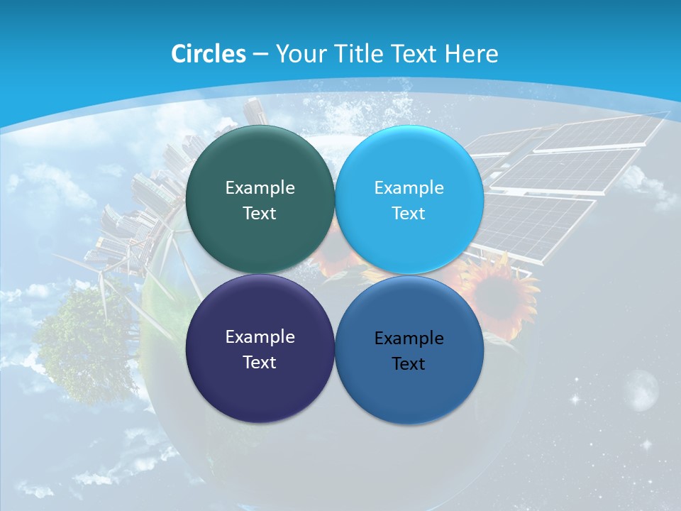Albero Isolato Ambiente PowerPoint Template