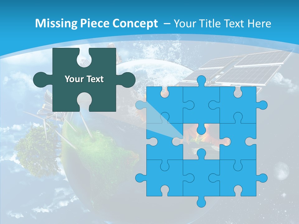 Albero Isolato Ambiente PowerPoint Template