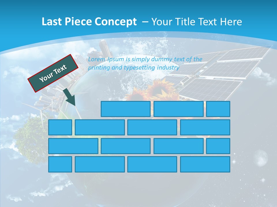Albero Isolato Ambiente PowerPoint Template