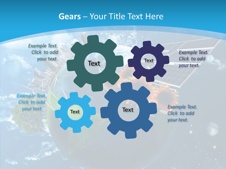 Albero Isolato Ambiente PowerPoint Template