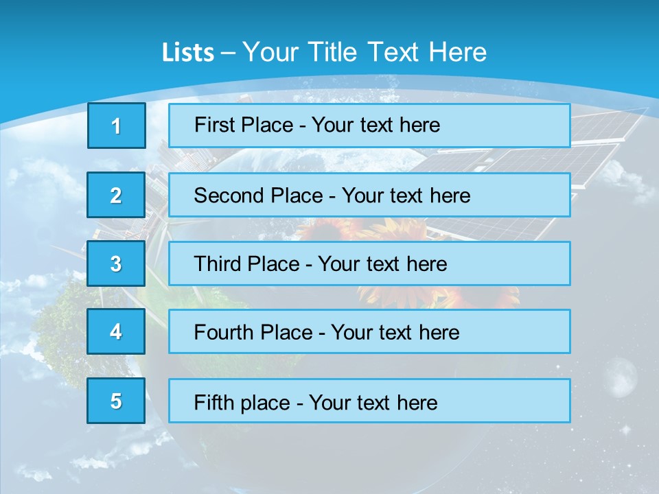 Albero Isolato Ambiente PowerPoint Template