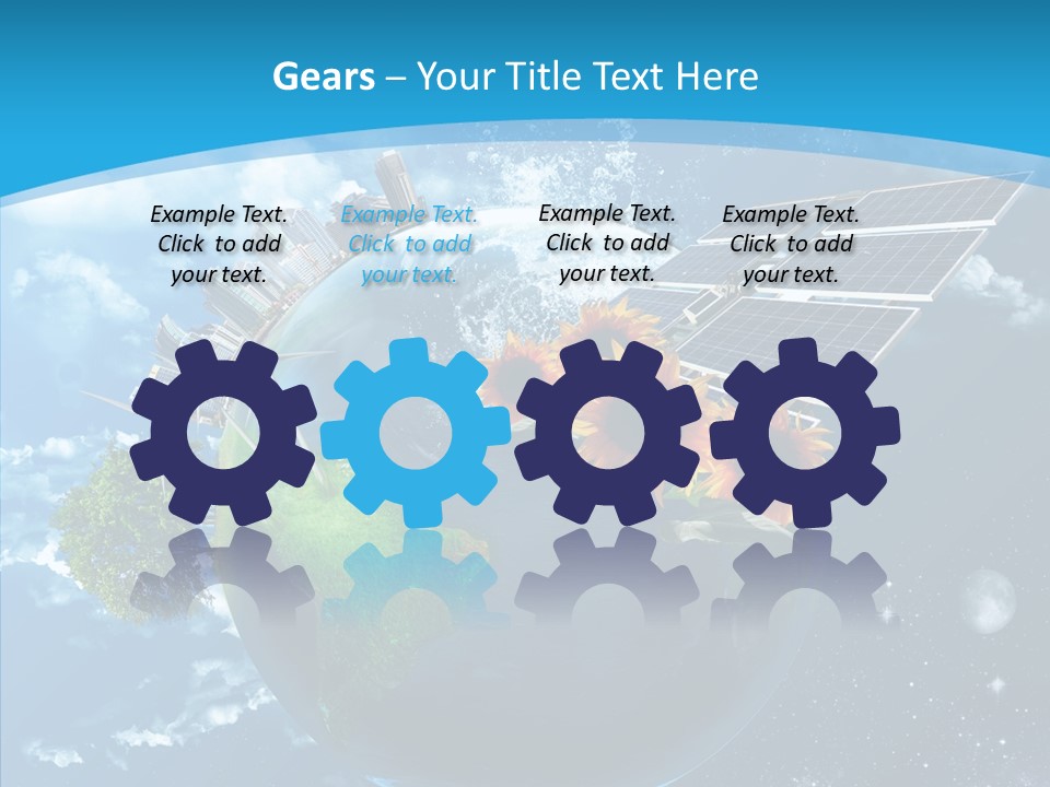 Albero Isolato Ambiente PowerPoint Template