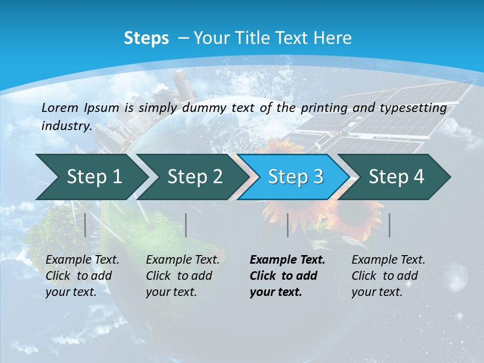 Albero Isolato Ambiente PowerPoint Template