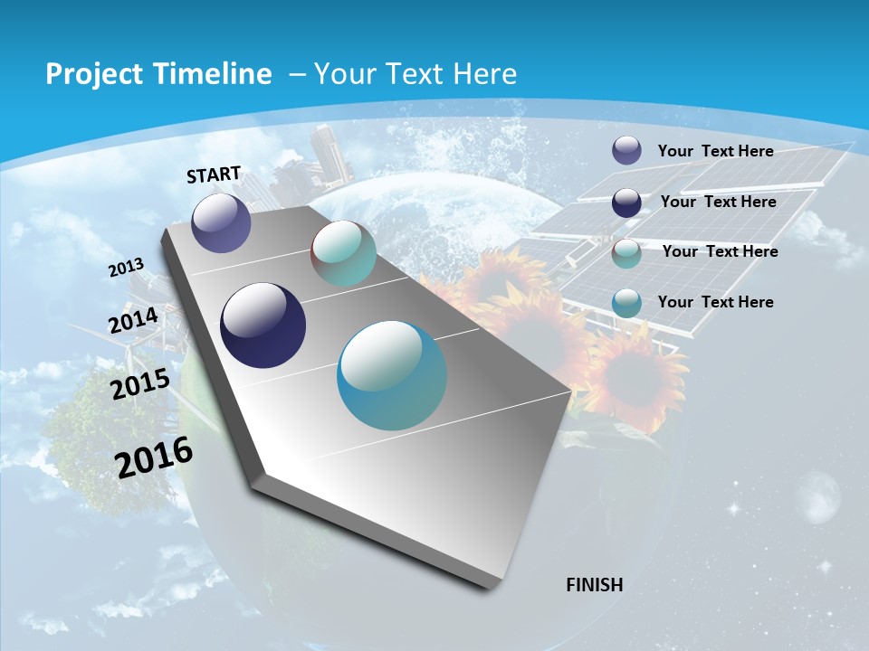 Albero Isolato Ambiente PowerPoint Template