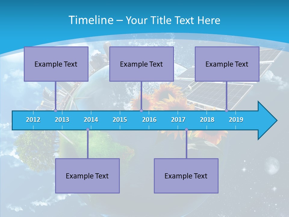 Albero Isolato Ambiente PowerPoint Template