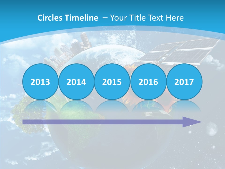 Albero Isolato Ambiente PowerPoint Template