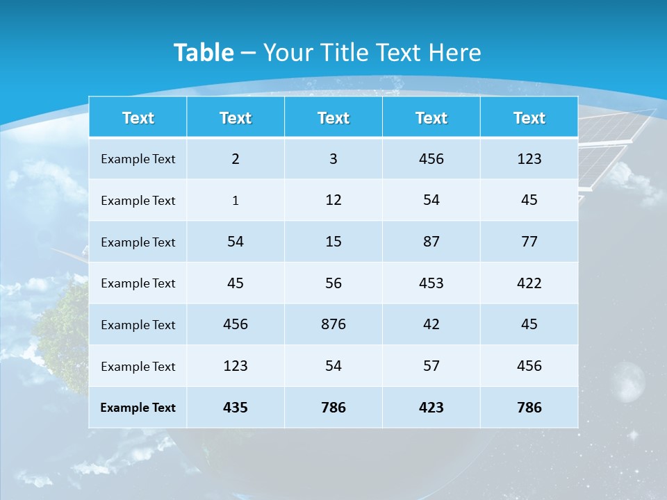 Albero Isolato Ambiente PowerPoint Template