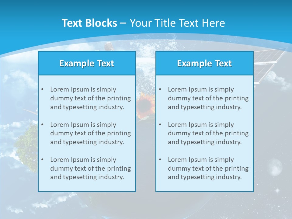 Albero Isolato Ambiente PowerPoint Template