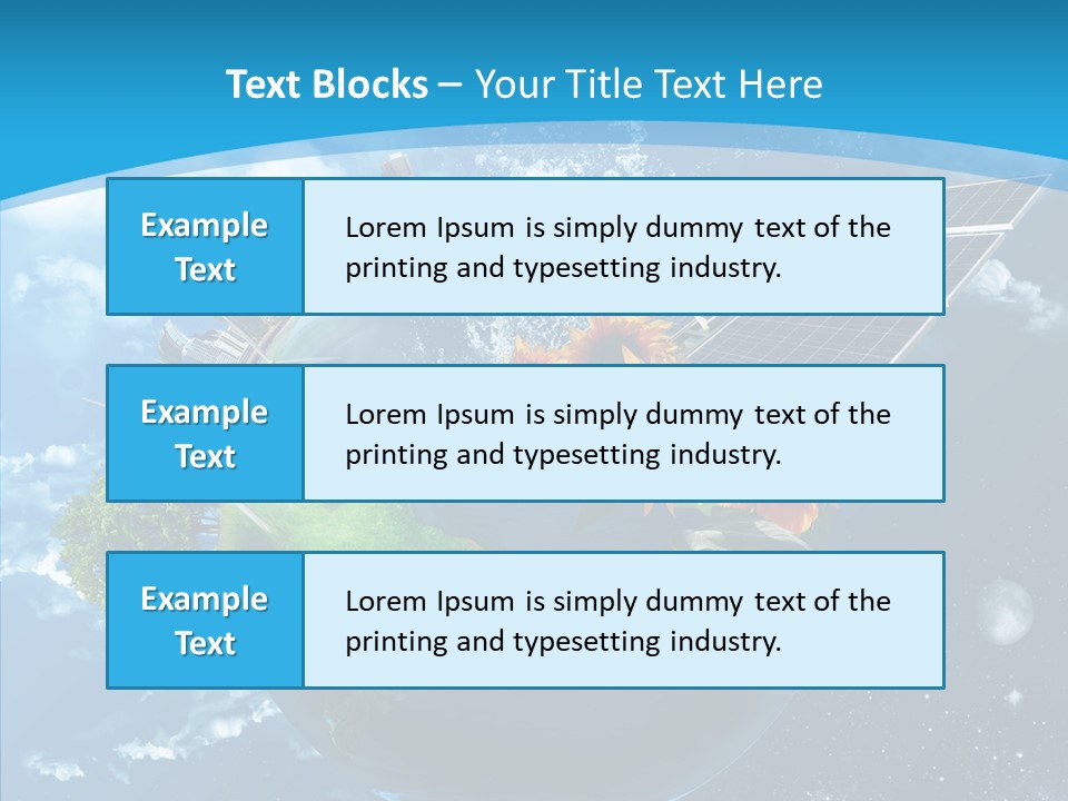Albero Isolato Ambiente PowerPoint Template