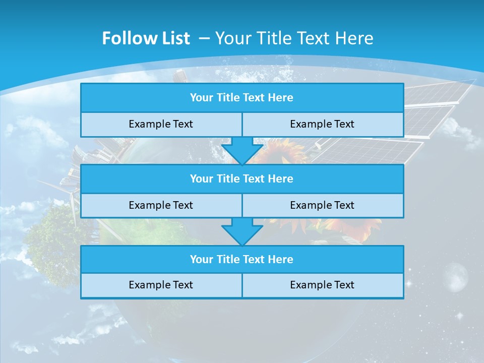 Albero Isolato Ambiente PowerPoint Template