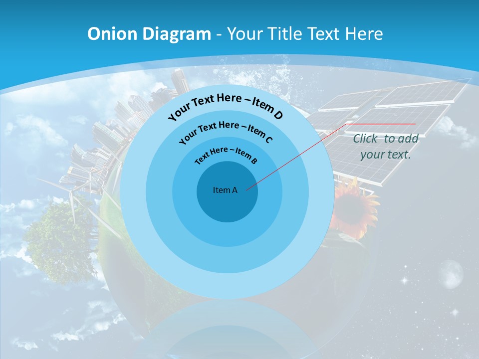 Albero Isolato Ambiente PowerPoint Template