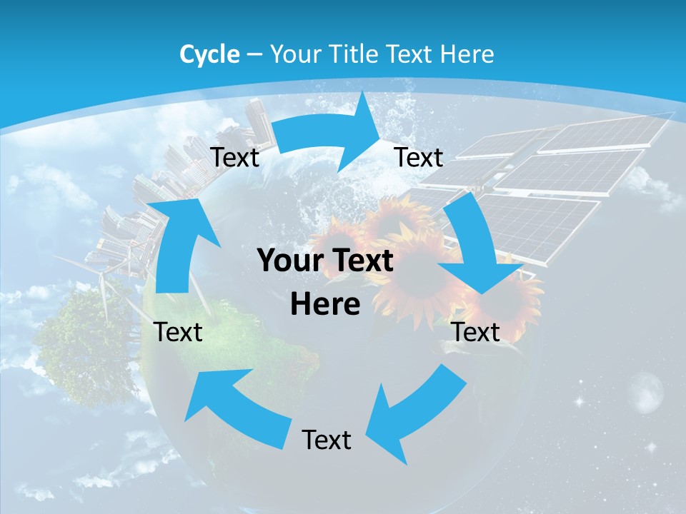 Albero Isolato Ambiente PowerPoint Template