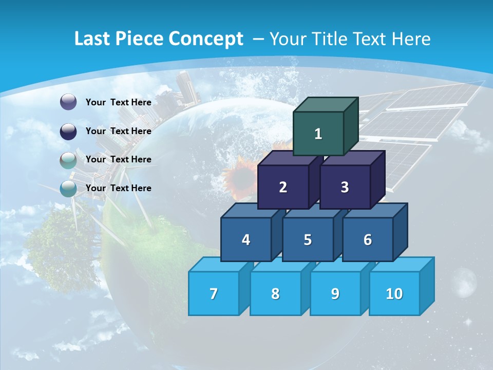 Albero Isolato Ambiente PowerPoint Template
