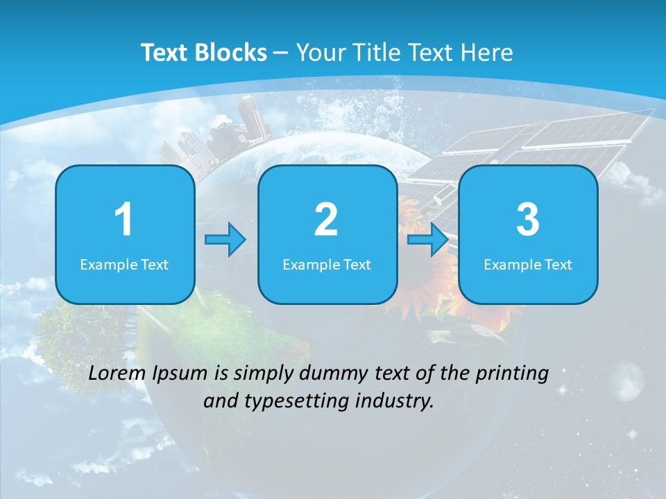 Albero Isolato Ambiente PowerPoint Template
