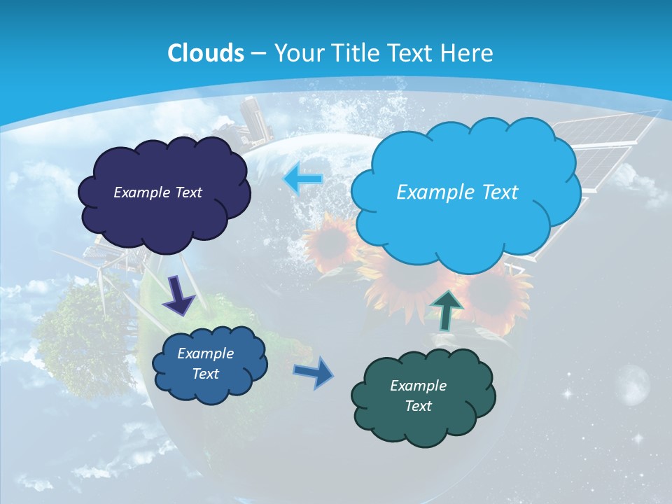 Albero Isolato Ambiente PowerPoint Template