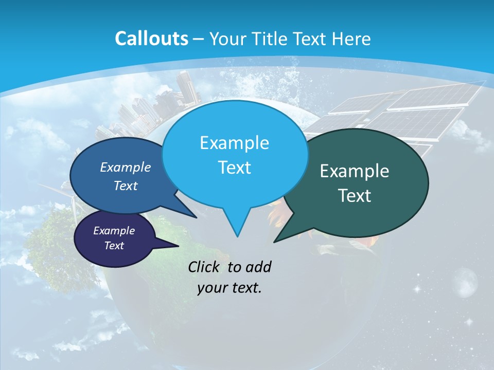 Albero Isolato Ambiente PowerPoint Template