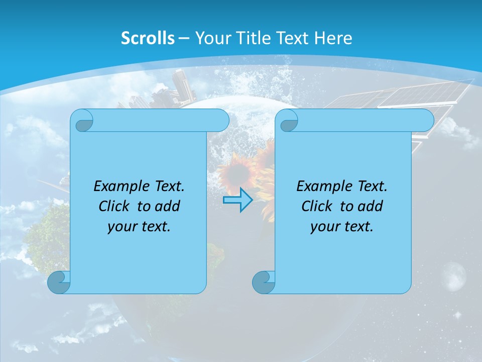 Albero Isolato Ambiente PowerPoint Template