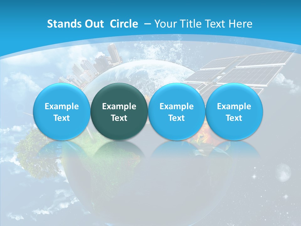 Albero Isolato Ambiente PowerPoint Template