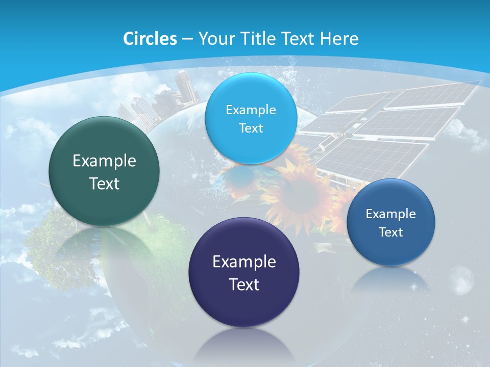 Albero Isolato Ambiente PowerPoint Template