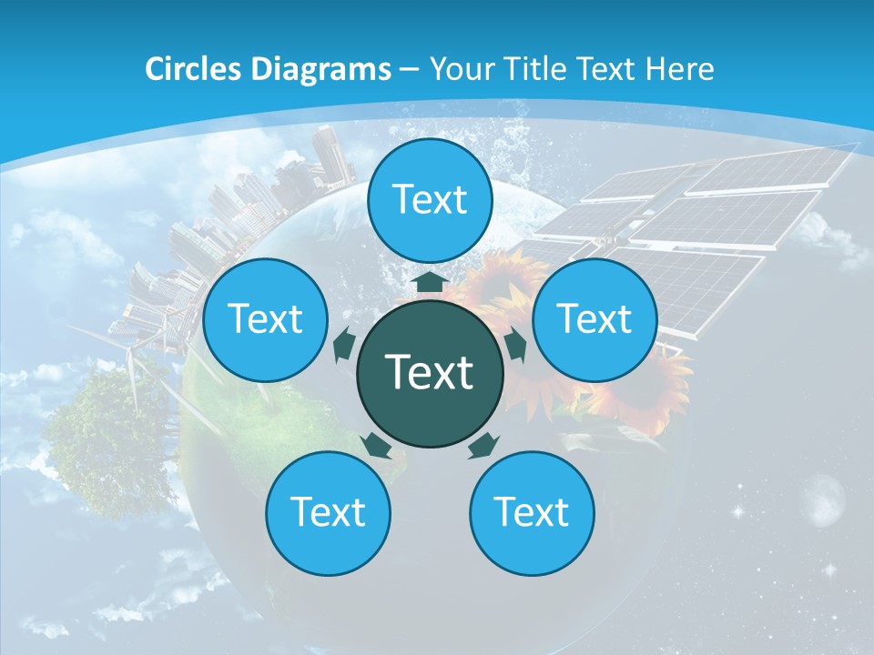 Albero Isolato Ambiente PowerPoint Template