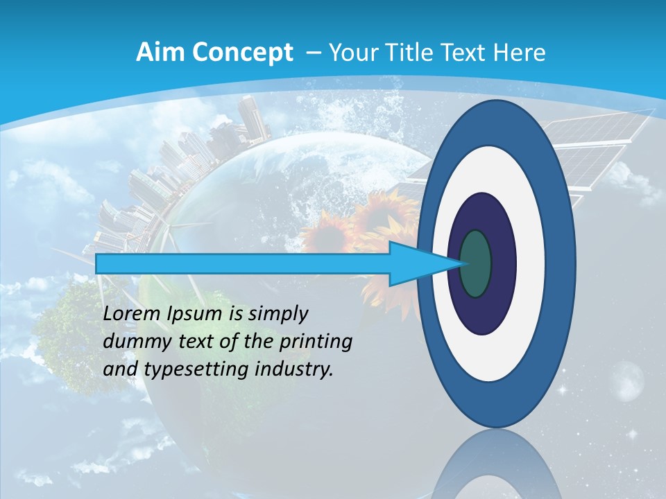 Albero Isolato Ambiente PowerPoint Template