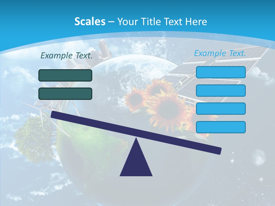Albero Isolato Ambiente PowerPoint Template