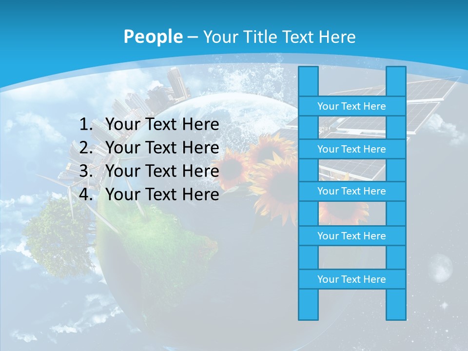 Albero Isolato Ambiente PowerPoint Template
